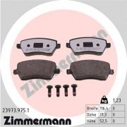 Слика 1 на комплет феродо, дискови кочници ZIMMERMANN rd:z 23973.975.1