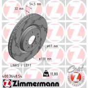 Слика 1 на кочионен диск ZIMMERMANN BLACK Z 400.3648.54