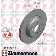 Слика 1 на кочионен диск ZIMMERMANN COAT Z 150.2904.20