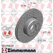 Слика 1 на кочионен диск ZIMMERMANN COAT Z 150.2906.20