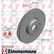Слика 1 на кочионен диск ZIMMERMANN COAT Z 150.2914.20