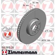Слика 1 $на Кочионен диск ZIMMERMANN COAT Z 150.2915.20