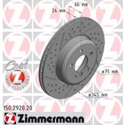 Слика 1 на кочионен диск ZIMMERMANN COAT Z 150.2920.20