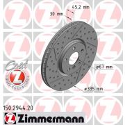Слика 1 на кочионен диск ZIMMERMANN COAT Z 150.2944.20