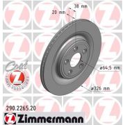 Слика 1 на кочионен диск ZIMMERMANN COAT Z 290.2265.20