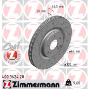 Слика 1 на кочионен диск ZIMMERMANN COAT Z 400.3624.20