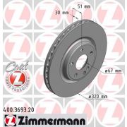 Слика 1 на кочионен диск ZIMMERMANN COAT Z 400.3693.20