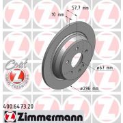 Слика 1 на кочионен диск ZIMMERMANN COAT Z 400.6473.20