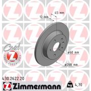 Слика 1 на кочионен диск ZIMMERMANN COAT Z 430.2622.20