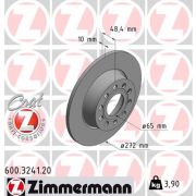 Слика 1 на кочионен диск ZIMMERMANN COAT Z 600.3241.20