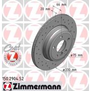 Слика 1 на кочионен диск ZIMMERMANN SPORT BRAKE DISC COAT Z 150.2904.52