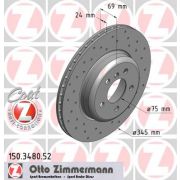 Слика 1 на кочионен диск ZIMMERMANN SPORT BRAKE DISC COAT Z 150.3480.52