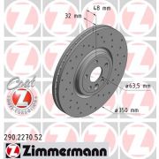 Слика 1 на кочионен диск ZIMMERMANN SPORT BRAKE DISC COAT Z 290.2270.52