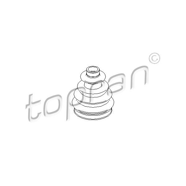 Слика на Манжетна за зглоб TOPRAN 300 300 за Ford Puma (EC) 1.4 16V - 90 коњи бензин