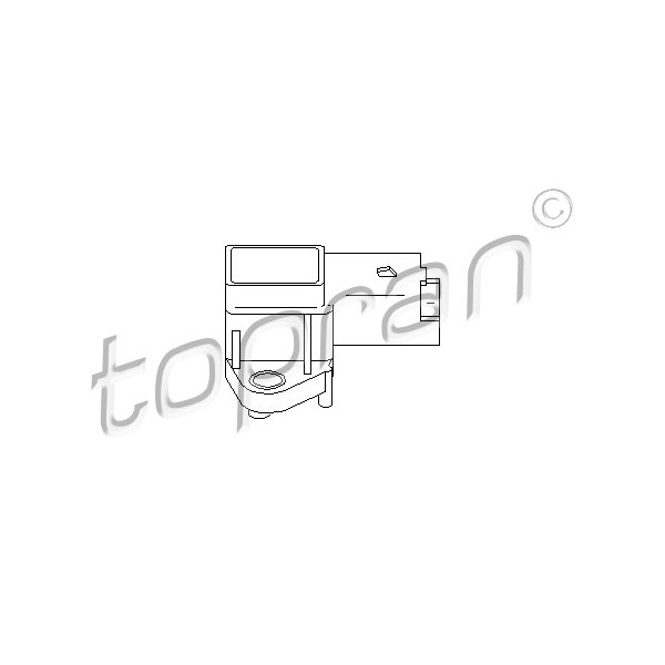 Слика на мап сензор TOPRAN 722 063 за Peugeot 807 2.0 HDi - 107 коњи дизел