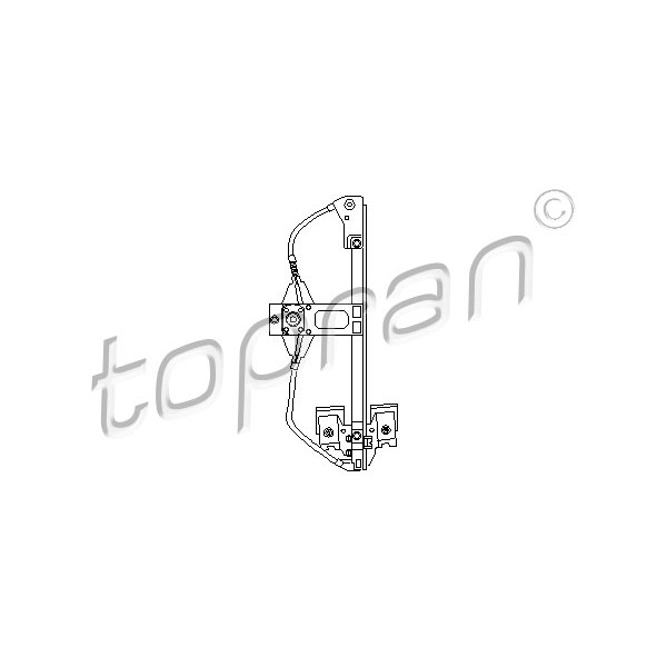 Слика на Механизам за подигање на стакло TOPRAN 103 157 за VW Vento Sedan (1H2) 1.9 SDI - 64 коњи дизел
