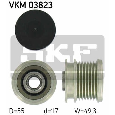 Слика на механизам за слободен од на алтернатор SKF VKM 03823 за Mercedes GLK-class (x204) 350 CDI 4-matic (204.992) - 224 коњи дизел