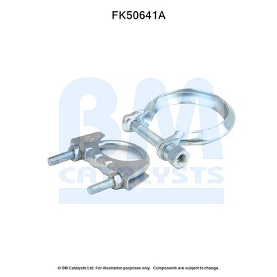 Слика на монтажен комплет, издувна цевка BM CATALYSTS FK50641 за Peugeot 208 1.6 BlueHDi 100 - 100 коњи дизел