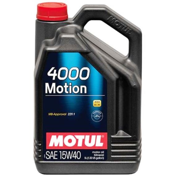 Слика на Моторно масло MOTUL 4000 MOTION 15W40 15W40 100295 за MG TF 160 - 160 коњи бензин