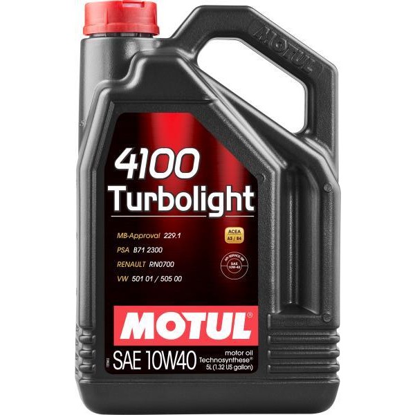 Слика на Моторно масло MOTUL 4100 TURBOLIGHT 10W40 10W40 100355 за BMW 5 GT F07 550 i - 408 коњи бензин