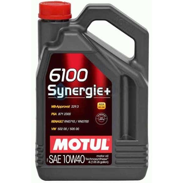 Слика на Моторно масло MOTUL 6100 SYNERGIE+ 10W40 10W40 101491 за BMW 5 GT F07 520 d - 136 коњи дизел