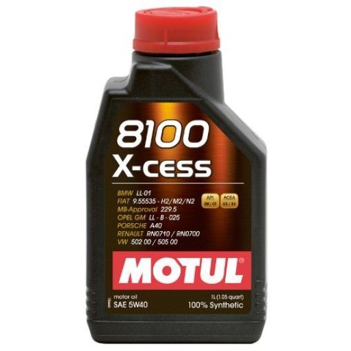 Слика на Моторно масло MOTUL 8100 X-CESS 5W40 5W40 102784 за BMW 5 GT F07 520 d - 136 коњи дизел