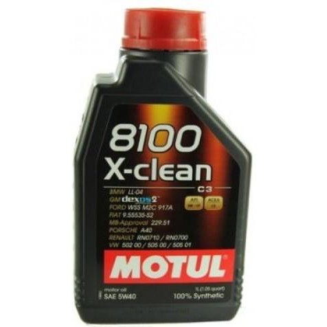 Слика на Моторно масло MOTUL 8100 X-CLEAN 5W30 5W30 102785 за MG ZR 105 - 103 коњи бензин