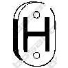 Слика на носач, издувен лонец BOSAL 255-678 за Hyundai Matrix (FC) 1.6 - 103 коњи бензин