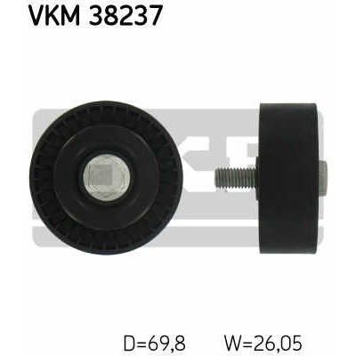 Слика на паразитна ролка, линиски ремен SKF VKM 38237 за BMW X3 E83 2.0 i - 150 коњи бензин