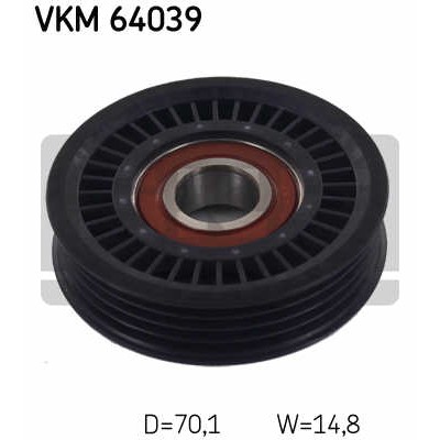 Слика на паразитна ролка, линиски ремен SKF VKM 64039 за Mazda RX-8 (SE17) 2.6 Wankel - 192 коњи бензин