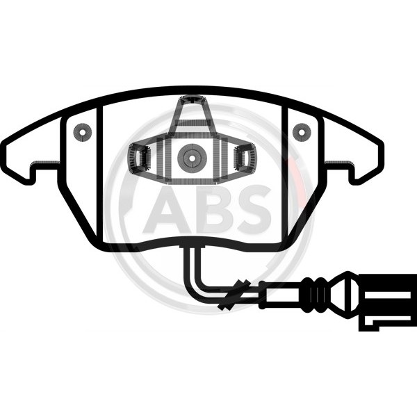 Слика на плочки A.B.S. 37414 за VW EOS (1F7,1F8) 3.6 V6 - 260 коњи бензин