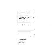 Слика 1 на плочки AKEBONO Standard AN-4068WK