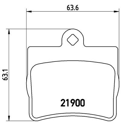 Слика на плочки BREMBO P 50 024 за Mercedes C-class Saloon (w202) C 180 (202.018) - 121 коњи бензин