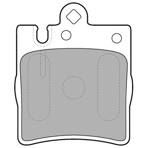 Слика на плочки DELPHI LP1618 за Mercedes C-class Estate (s203) C 32 AMG Kompressor (203.265) - 354 коњи бензин