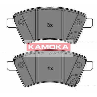 Слика на плочки KAMOKA  JQ1013750 за Fiat Sedici 1.6 16V 4x4 - 107 коњи бензин