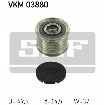 Слика на ременица на алтернатор SKF VKM 03880 за Mini (R50,R53) Hatchback Cooper S - 170 коњи бензин