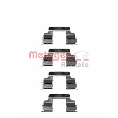Слика на ремонтен комплет, дискови плочки METZGER 109-1230 за Mercedes C-class Estate (s203) C 180 (203.235) - 129 коњи бензин
