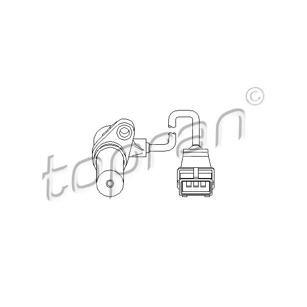 Слика на Сензор за обртаи на мотор TOPRAN 206 203 за Opel Omega B 2.2 DTI 16V - 110 коњи дизел