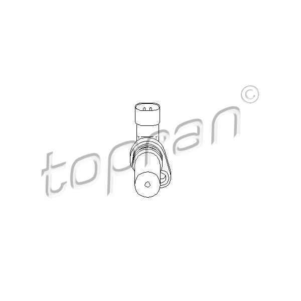 Слика на Сензор за обртаи на мотор TOPRAN 207 066 за Alfa Romeo MITO (955) 1.3 JTDM - 84 коњи дизел