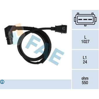 Слика на Сензор за положба на радалица FAE 79044 за Opel Astra F Estate 2.0 i 16V - 150 коњи бензин