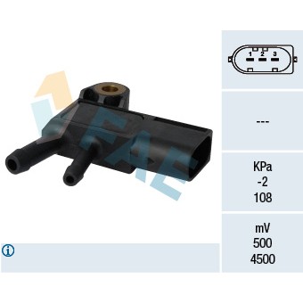Слика на Сензор за притисок издувни гасови FAE 16100 за Mercedes Viano (w639) CDI 3.0 - 204 коњи дизел