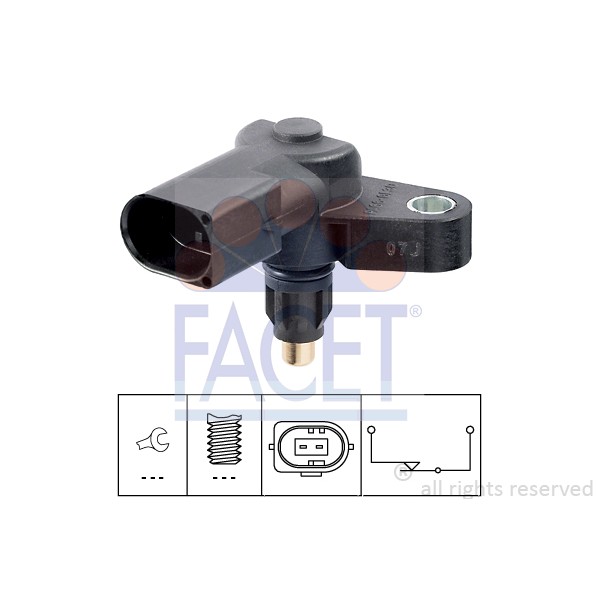 Слика на Сензор за рикверц светло FACET Made in Italy - OE Equivalent 7.6253 за Mercedes Viano (w639) CDI 2.0 - 109 коњи дизел