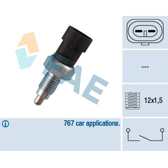 Слика на Сензор за рикверц светло FAE 40510 за Opel Calibra A 2.0 i 16V 4x4 - 150 коњи бензин