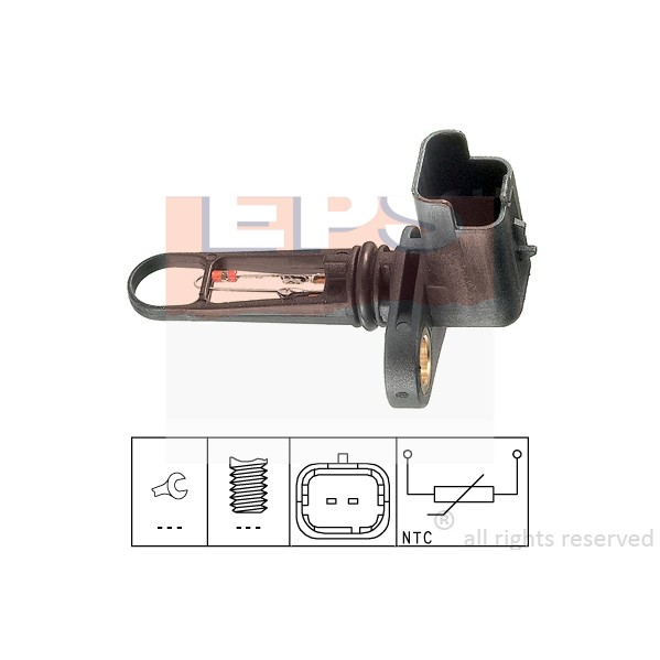 Слика на сензор за температура на влезен воздух EPS Made in Italy - OE Equivalent 1.994.021 за Peugeot 807 2.2 HDi - 170 коњи дизел