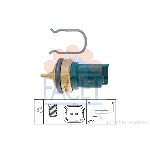 Слика на Сензор за температура FACET Made in Italy - OE Equivalent 7.3328 за Mini Clubman (R55) Estate Cooper S - 174 коњи бензин