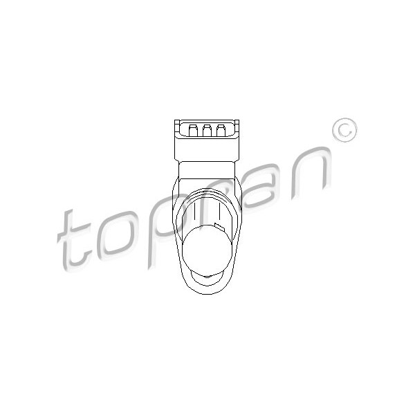 Слика на сензор обртаи, управување на мотор TOPRAN 407 869 за Mercedes C-class Estate (s203) C 270 CDI (203.216) - 170 коњи дизел