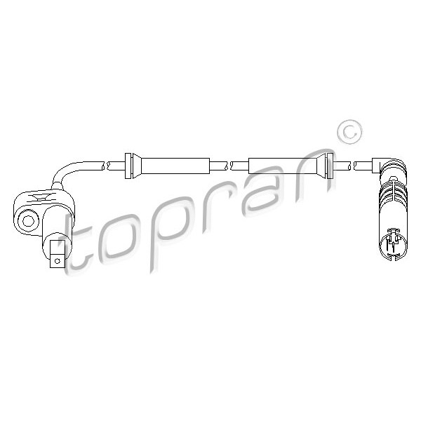 Слика на Сензор ABS TOPRAN 500 979 за BMW 3 Compact E46 316 ti - 115 коњи бензин