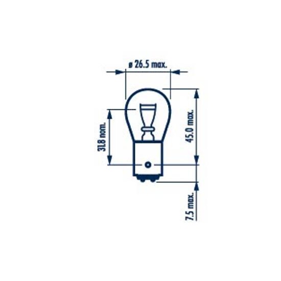 Слика на сијалица за стоп светла и габарити NARVA 17916 за Citroen Evasion 22,U6 2.0 16V - 136 коњи бензин
