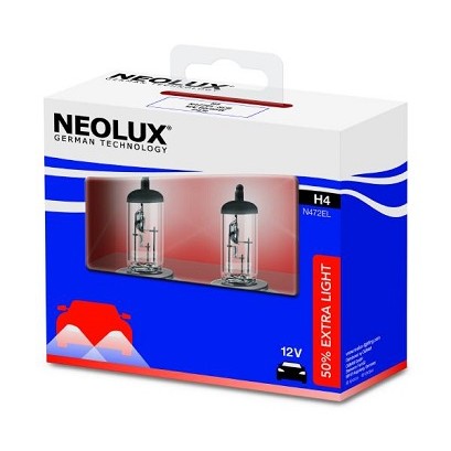 Слика на сијалица за фарови и халогенки NEOLUX ExtraLight N472EL-SCB за CHEVROLET BEAT M300 1.0 LPG - 68 коњи Бензин/Автогаз (LPG)