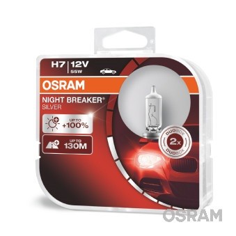 Слика на сијалица за фарови и халогенки OSRAM NIGHT BREAKER® SILVER 64210NBS-HCB за Volvo C30 1.6 D - 109 коњи дизел